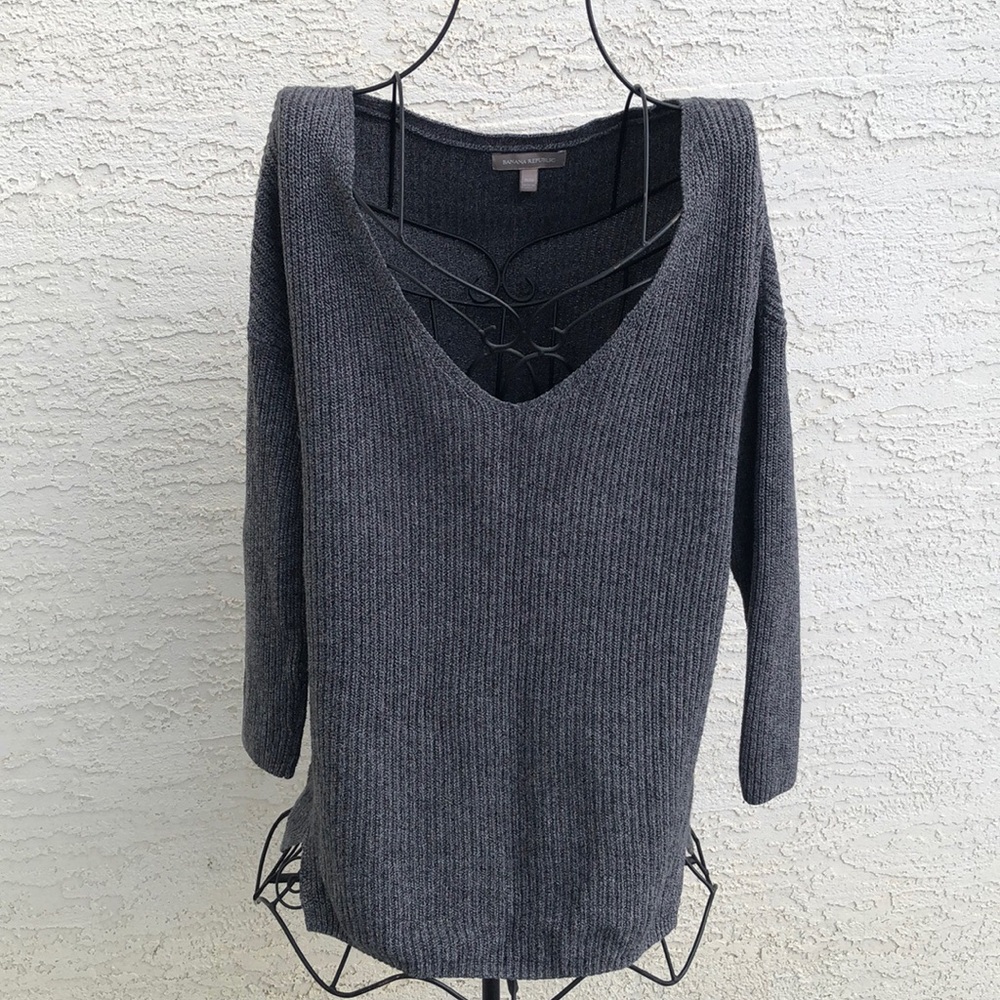 Banana Republic Deep Vee Neck Sweater